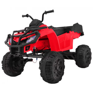 mamido Dětská elektrická čtyřkolka ATV XL červená