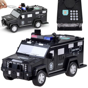 mamido Elektronická pokladnička policejní auto černé