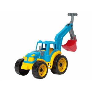 mamido Traktor s lžící modrý