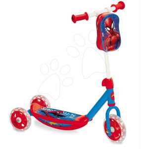 Mondo tříkolová koloběžka Ultimate Spiderman s taškou 18273 modro-červená