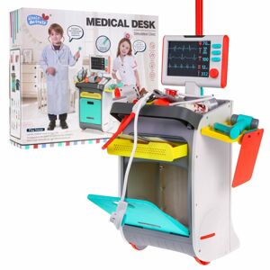 mamido Dětský lékařský vozík EKG a RTG s příslušenstvím