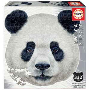 Puzzle Panda face shape Educa 332 dílků a Fix lepidlo od 11 let