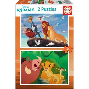 Puzzle The Lion King Disney Educa 2 x 48 dílků od 4 let