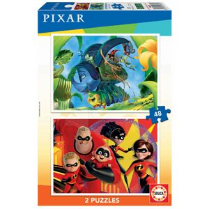 Puzzle Pixar Disney Educa 2x48 dílků od 4 let