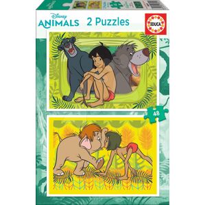 Puzzle The Jungle Book Disney Educa 2 x 48 dílků od 4 let