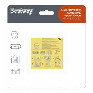 Bestway Bestway Vodotěsné opravné záplety pro bazény a nafukovací hračky