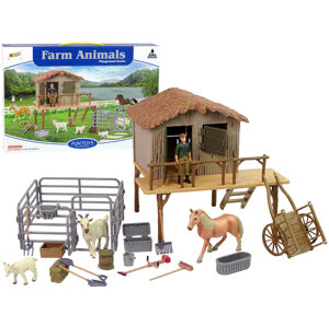mamido Farma se zvířaty a ohradou - stavebnice