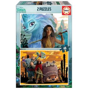 Puzzle Raya and the Last Dragon Educa 2 x 48 dílků od 4 let