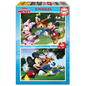 Puzzle Mickey&Friends Educa 2 x 48 dílků od 4 let