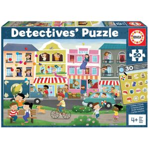 Puzzle město Detectives Busy Town Educa hledej 30 předmětů 50dílné od 4 let