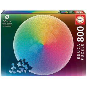 Puzzle Rainbow Round Educa 800 dílků a Fix lepidlo od 11 let