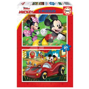 Puzzle Mickey Mouse Fun House Disney Educa 2 x 20 dílků