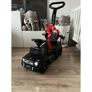 mamido Mašle na elektrické autíčko pro děti červená lesklá