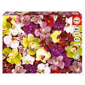 Puzzle Orchid Collage Educa 1000 dílků a Fix lepidlo
