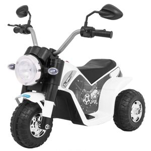 mamido Dětská elektrická motorka MiniBike bílá JC916