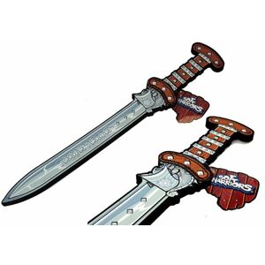mamido Dětský pěnový meč Viking 52 cm stříbrný
