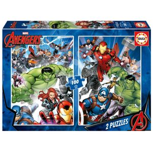 Puzzle Avengers Educa 2 x 100 dílků od 6 let
