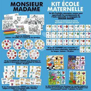 Náučná hra Monsieur Madame Educa Učíme sa farby abecedu čísla a vytvárame asociácie od 3 rokov EDU19691