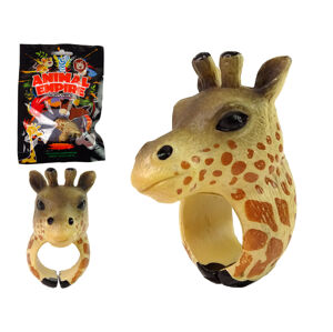 mamido Dětský prsten na ruku s žirafou