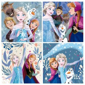 Puzzle Frozen Disney Progressive Educa 12-16-20-25 dielov od 3 rokov EDU19735