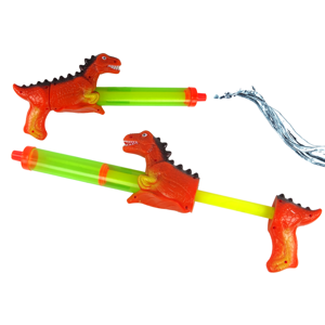 mamido Dětská vodní pistole Dinosaur 40 cm červená