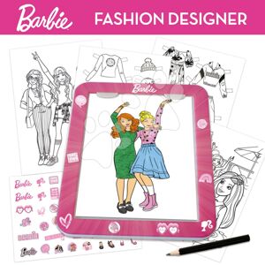 Kreatívne tvorenie s tabletom Fashion Designer Barbie Educa Vytvor si módne návrhy bábik 4 modely od 5 rokov EDU19825
