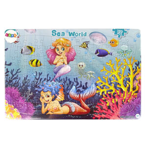 mamido Puzzle Mořský svět s Mořskými pannami 120 dílků