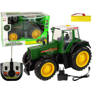mamido Traktor na dálkové ovládání R/C zelený