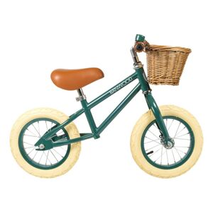 BANWOOD Dětské odrážedlo - kolo s košíkem barva: Zelená