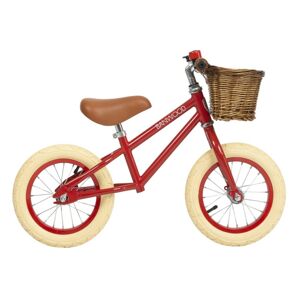 BANWOOD Dětské odrážedlo - kolo s košíkem barva: červená