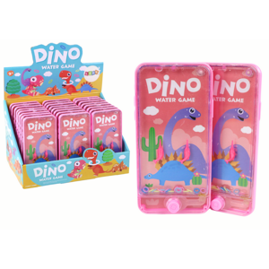 mamido Herní konzole telefon s vodním dinosaurem růžová