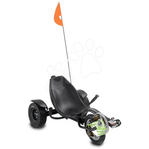 Motokára na šlapání Go Kart Pro 50 trike Black Exit Toys nafukovací pneumatiky od 6 let