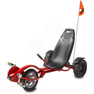 Motokára na šlapání Go Kart Pro 100 triker Red Exit Toys nafukovací pneumatiky od 6 let