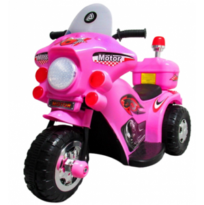 mamido Dětská elektrická motorka M7 růžová