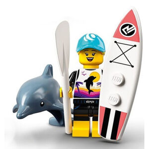 LEGO® Minifigurky 71029 21. série - Vyber si minifigurku! LEGO® Minifigurky 71029 21. série: Paddle Surfer