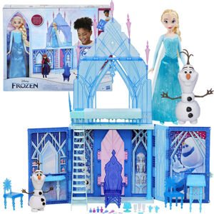 mamido Hasbro velký palác Ledové království panenka Elsa a sněhulák Olaf Frozen
