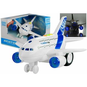 mamido Letadlo Aviation s třecím pohonem a efekty 1:200 bílé