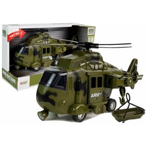mamido Vojenský záchranný vrtulník 1:16 s efekty