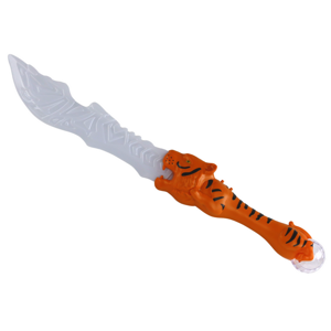 mamido Dětský světelný meč s rukojetí tygra oranžový