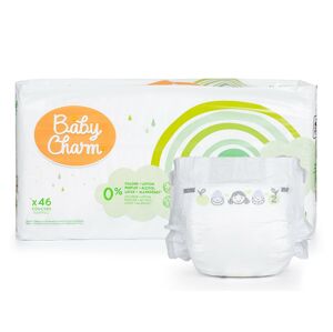 Baby Charm Plenky Super Dry Flex - vel. 2 Mini, 4 - 8 kg (46 ks)