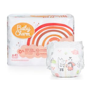 Baby Charm Plenky Super Dry Flex - vel. 3 Midi, 6 - 10 kg (41 ks)