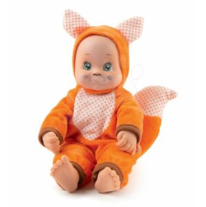 Panenka v kostýmu Lišky Animal Doll MiniKiss Smoby 27 cm se zvukem od 12 měsíců