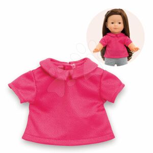 Oblečení Polo Shirt Pink Ma Corolle pro 36cm panenku od 4 let