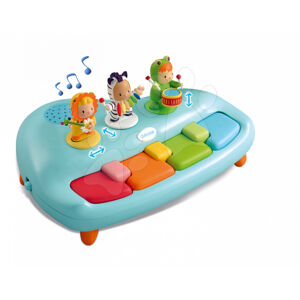 Smoby dětské piano Cotoons s melodiemi a figurkami 211087 modré