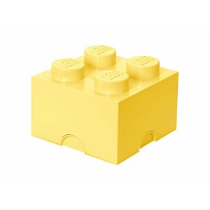 LEGO úložný box 4 - světle žlutá