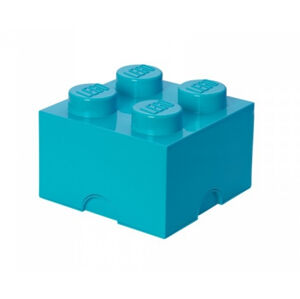 LEGO úložný box 4 - azurová