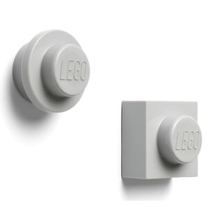 LEGO magnetky, set 2 ks - šedá
