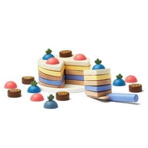 eliNeli Dřevěný dort pro děti (krájecí)