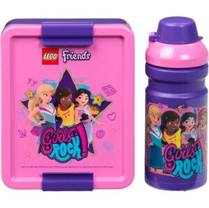 LEGO Friends Girls Rock svačinový set (láhev a box) - fialová