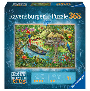 RAVENSBURGER PUZZLE 129249 Exit KIDS Puzzle: Džungle 368 dílků
